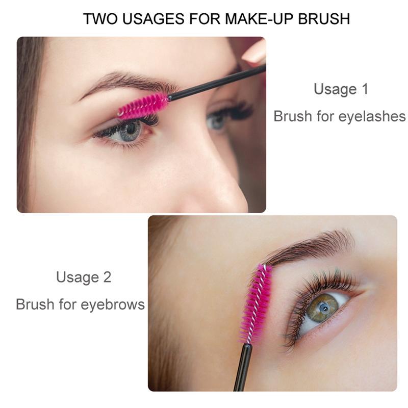 50Pcs Одноразовая кисть для ресниц Тушь для ресниц Палочки Аппликатор Spoolers Makeup Tool