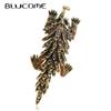 New Fashion Alloy Rhinestone Crocodile Brooch Women Coat Jacket Suit Pin Accessories