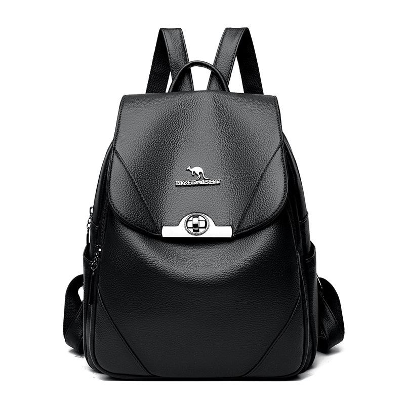 Сумка для матери, женский рюкзак большой вместимости, женская сумка из мягкой кожи среднего возраста