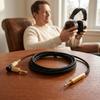 2.5mm to 3.5mm Audio Cable Male to Male Aux Cable Earphone Cord for AKG Y40 Y50 Y45 Headphones Use