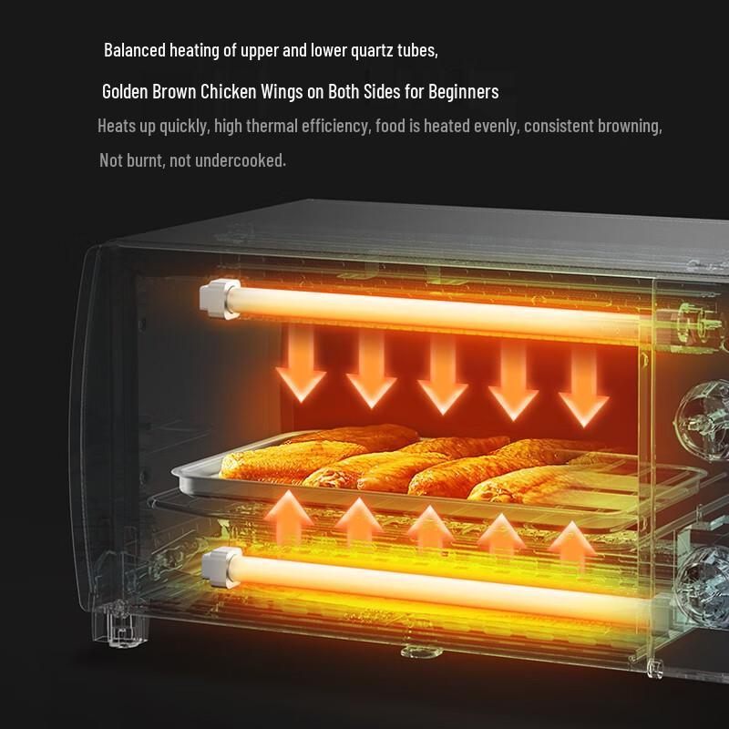 Midea PT1012 10-литровый электрический духовой шкаф, вилка CN (адаптер в комплекте)
