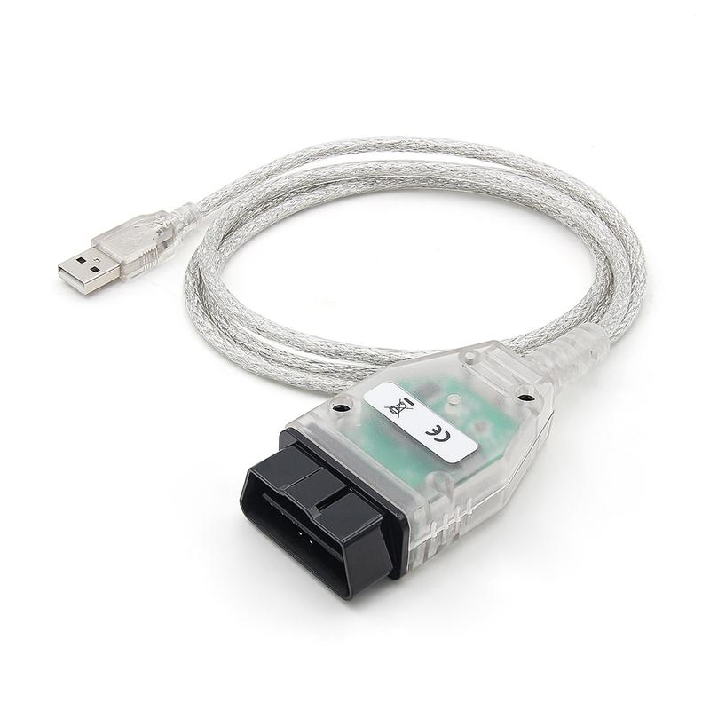 For K+DCAN FTDI 9241A With Switch K DCAN OBD 2 OBD2 Interface OBDII Car Diagnostic Auto Tools K-line K line For Inpa Cable