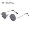 Punk Circle Shades Colorful Eyewear Small Round Sunglasses  for Party/Beach/Travel/Streetwear