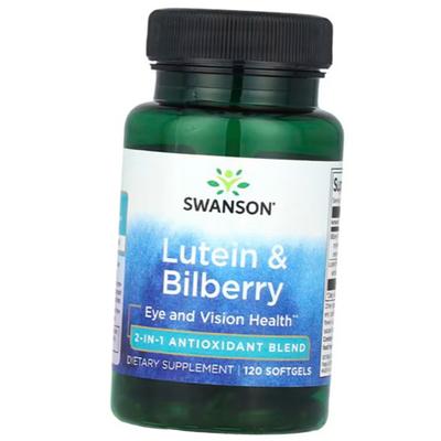 Лютеин и черника, Lutein & Bilberry, 120гелкапс (72280033)