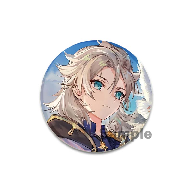 32/44/58 мм Genshin Impact Albedo Pin ручная работа брошь для одежды мультяшный косплей значок украшение на рюкзак ювелирные изделия подарок