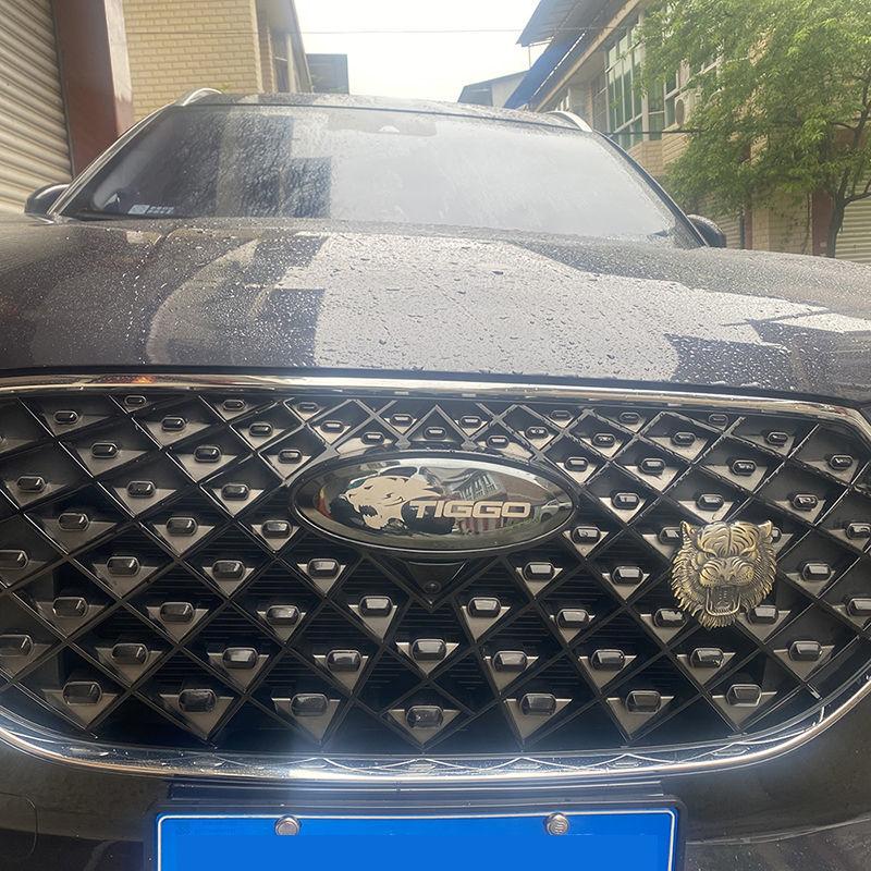 Chery Tiggo 8 Pro/8 Pro Max черный значок наклейки с логотипом эмблема Stylin аксессуары для переднего капота из углеродного волокна 2022