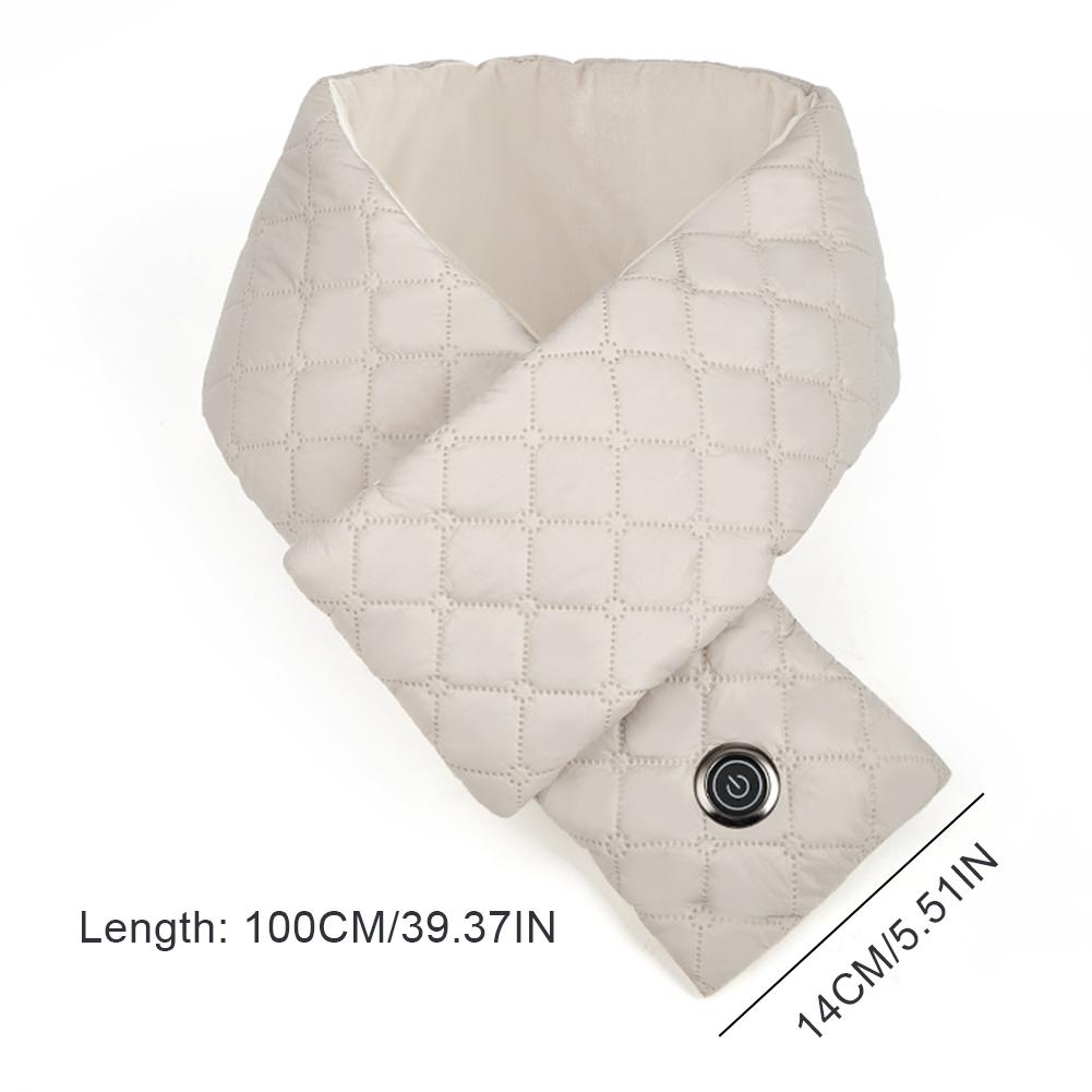 Neck Warmer 3 Gear Heating Winter Electric Heated Scarf Neck Wrap Warmer Neck Heating Pad for Women Men Christmas Gift 2024