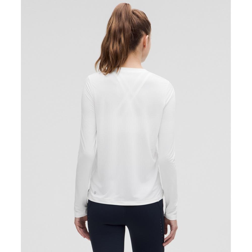 Lululemon Ultralight Hip Length Long Sleeve Shirt White
