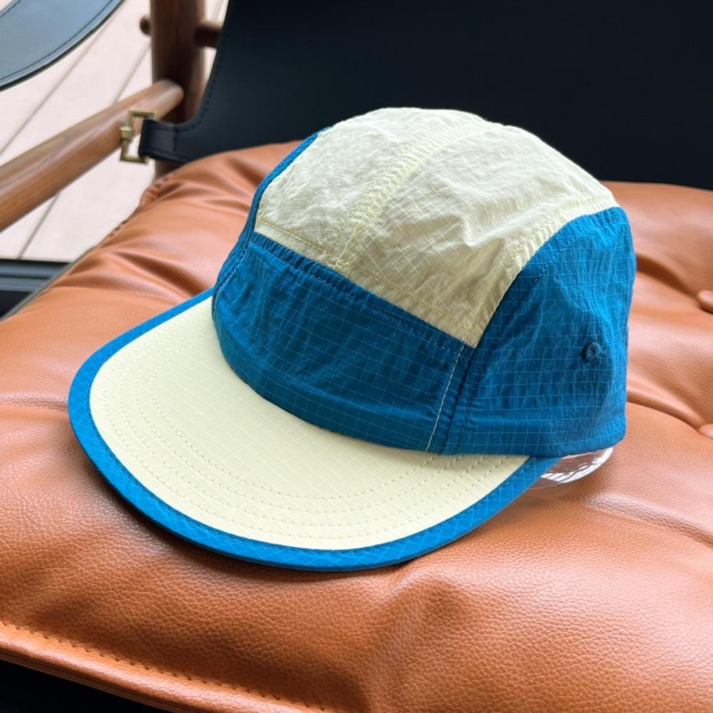 Japanese Style Sunshade Cap 5-Panel Snapback Hats Casual Sun Visor Cap Unisex