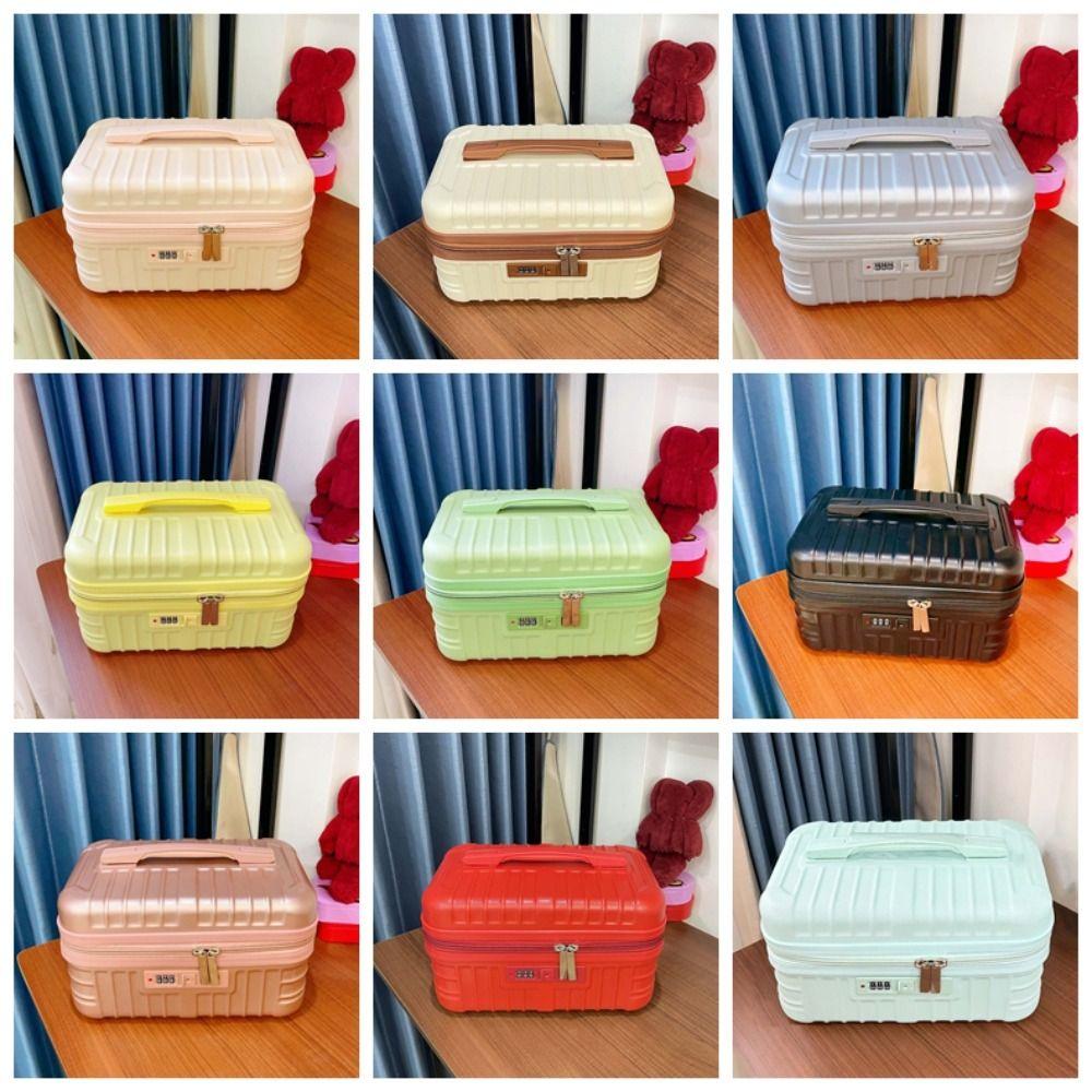 Fourteen Inch Cosmetic Case Large Capacity Makeup Box Handheld Luggage Desktop Storage