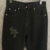 9930 CHROME HEARTS Мужские и женские модные джинсы в американском стиле с тканевыми нашивками, повседневные и модные брюки в стиле хай-стрит
