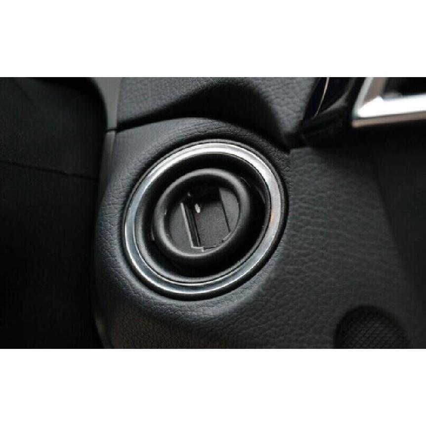 Cover Trim Blue Titanium For Benz C-Class 2007-2014 Car Engine Start Stop Button