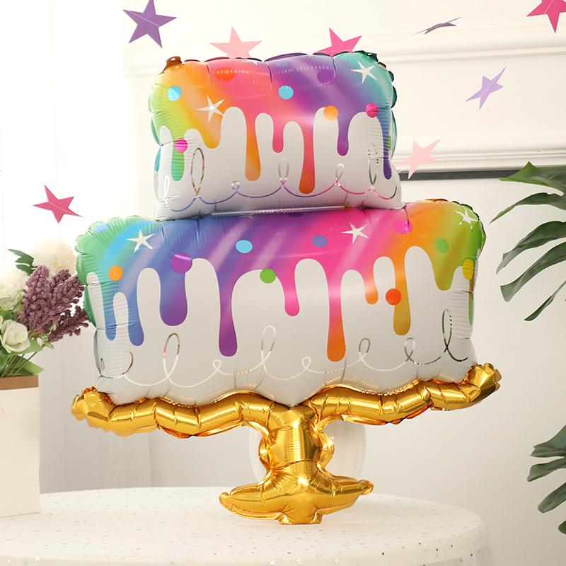 Sweet Donut Ice Cream Cake Foil Balloons Love Helium Balloon Baby Shower Birthday Party Decoration Kids Toy Digital Figure Globo