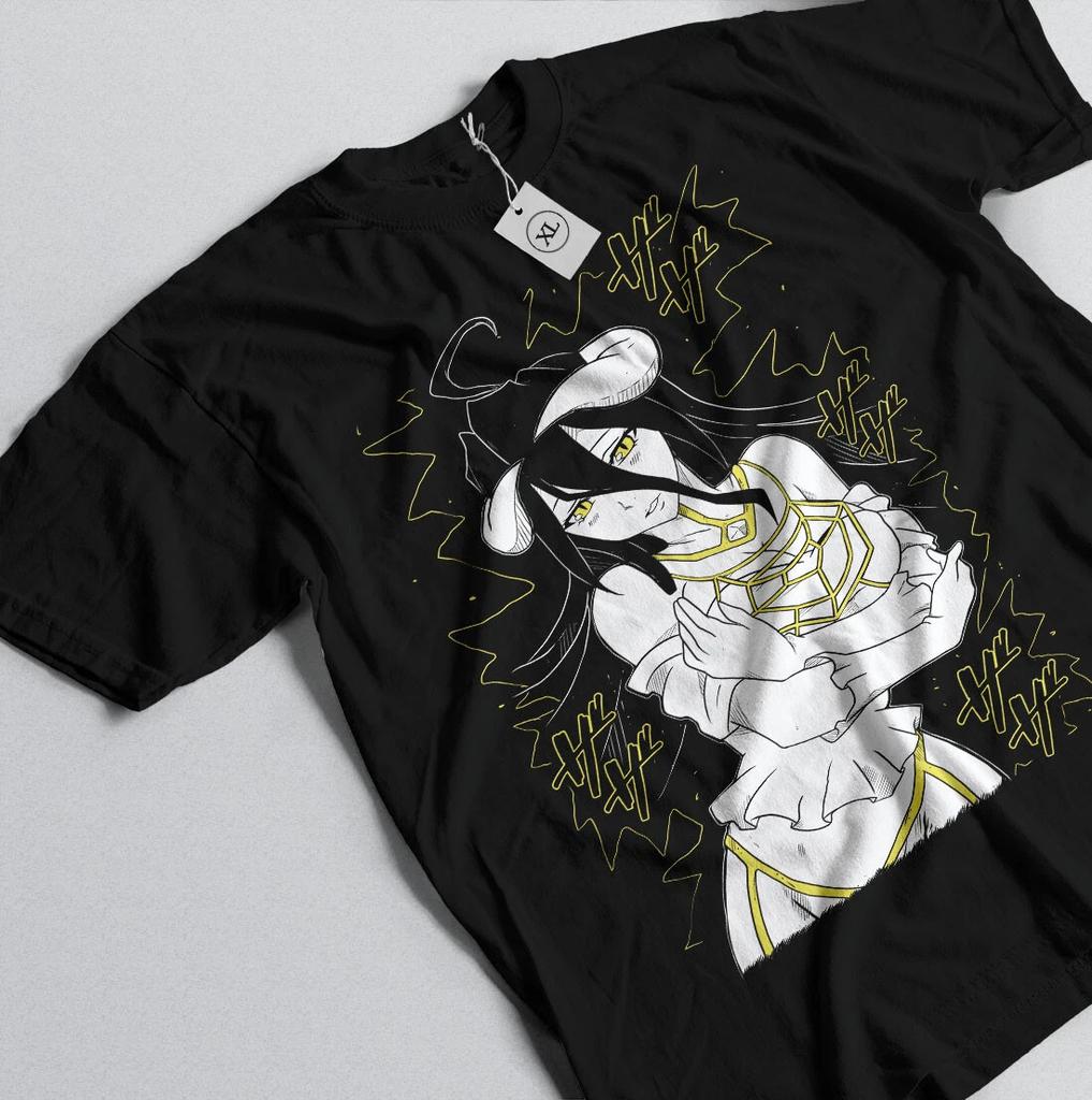 Anime Overlord Overseer Of The Guardians Albedo Black Tshirt