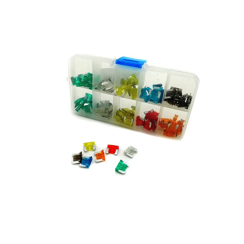 100 шт. Ассорти Автомобильный Мини Низкопрофильный Блок Предохранителей 5 7.5 10 15 20 25 30 Ампер Продажи