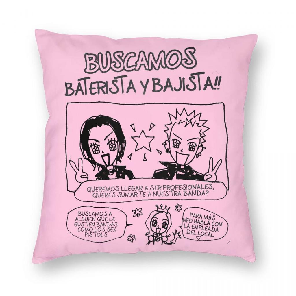 Japanese Manga Black Stones Nana Pillowcase Printing Polyester Cushion Cover Gift Pillow Case Cover Home Wholesale cm