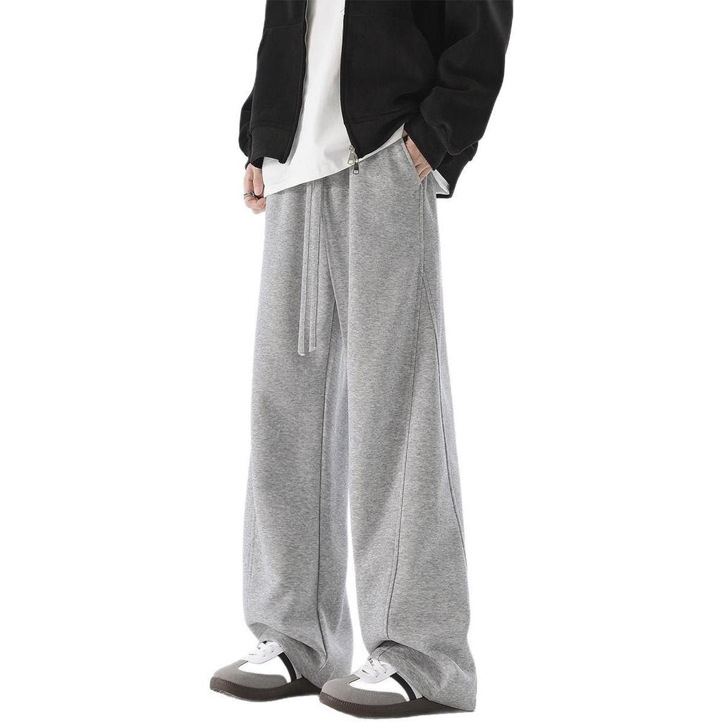 Men's Casual Japanese Wide-Leg Pants - New Spring/Autumn Slim, Loose-Fit, All-Match Style.