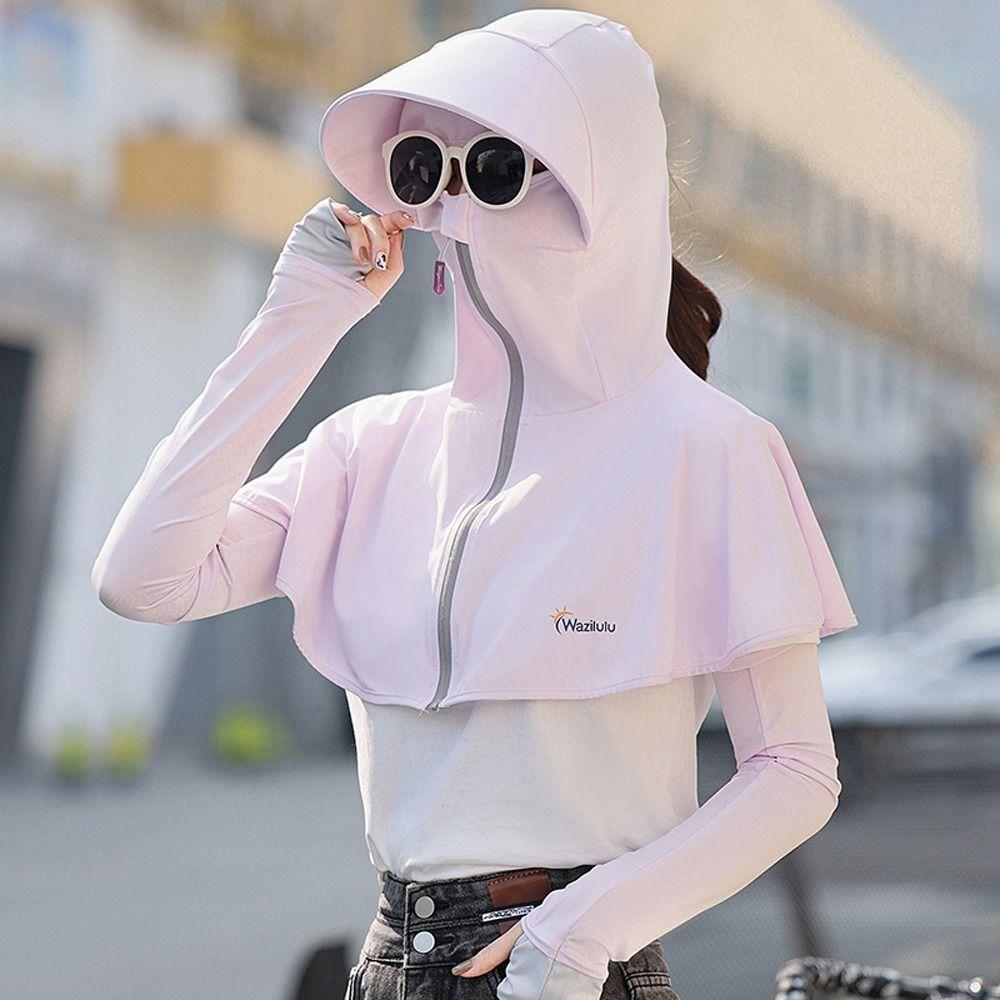 Sun Protection Neck Protection Hiking Protection Face Cap Cycling Sun Hat Ice Silk Neck Flap Cap