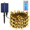 Outdoor Solar Fairy Lights 20M Fairy Lights Solar with Remote Control 8 Modes Timer Solar String Light Weatherproof for Balcony Wedding Christmas