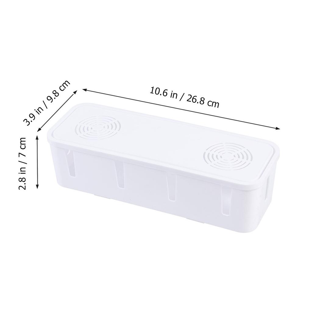 Home Cable Storage Box Desktop Wall Corner Placement High Quality Dissipation Safe Design Plug Socket Safety Box