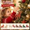Acrylic Goat Hanging Ornament Set Shining Christmas Tree Ornament  Shop Window Display