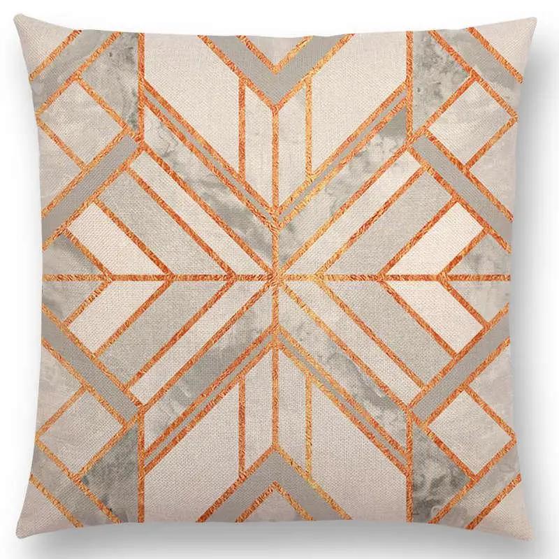 New Geo Emerald Blue Sky Black Night Yellow Lines Geometric Texture Stripes Prints Car Cushion Cover Sofa Throw Pillow Case