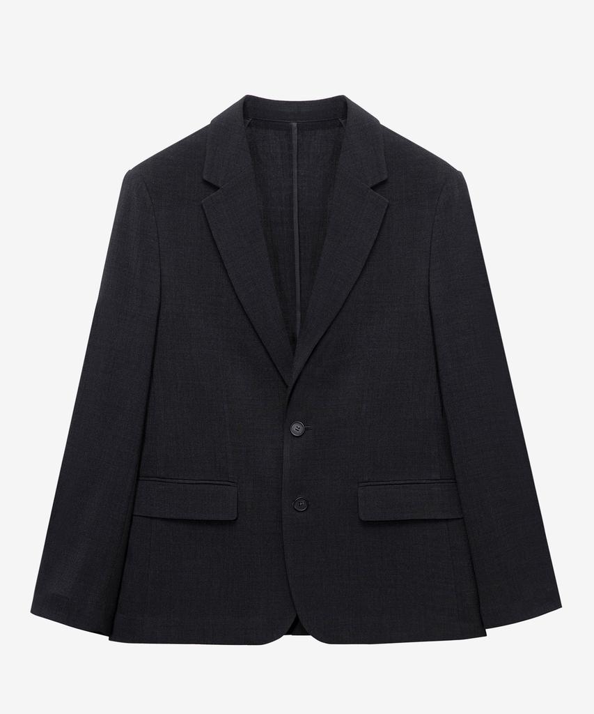 Mindbridge [Крутая] Черная пиджак-рубашка Regular Fit с модификацией