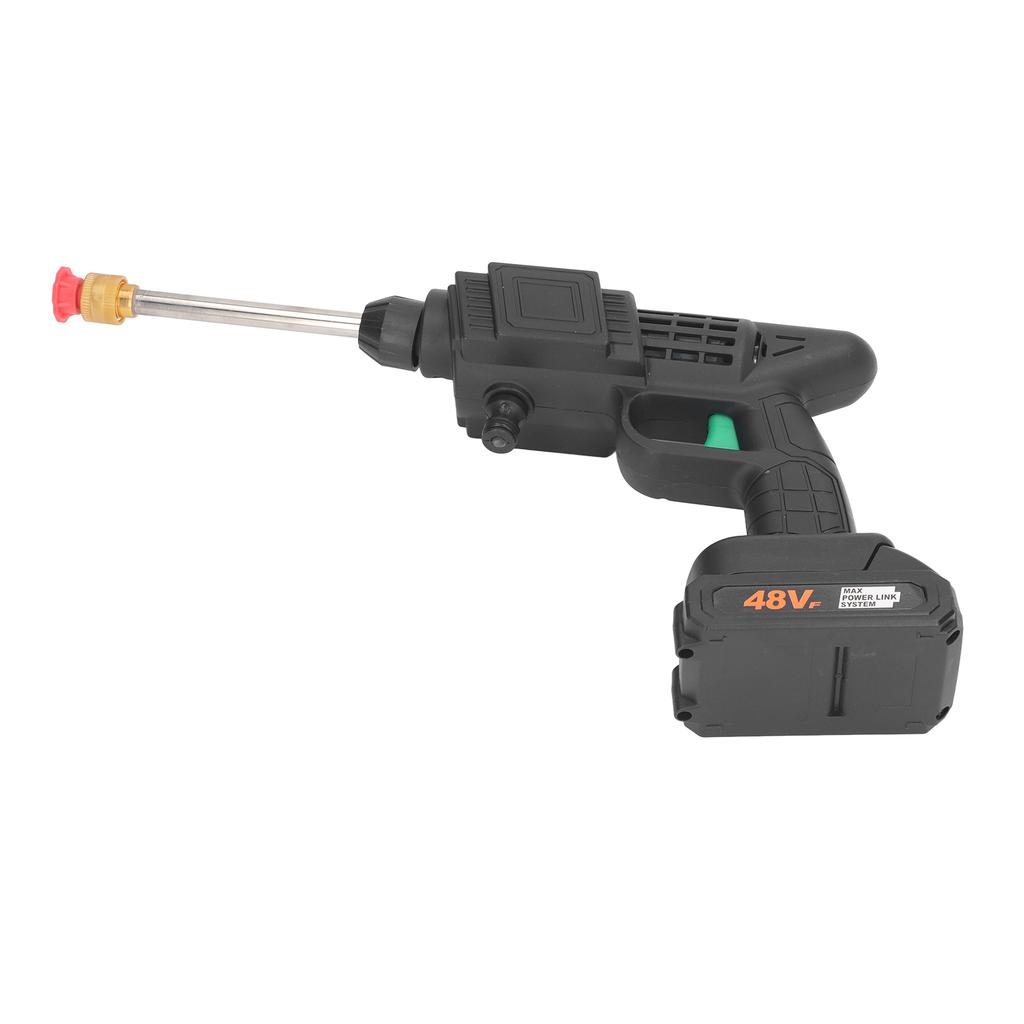 Cordless Pressure Washer 2MP Large Flow Long Range Portable Power Cleaner for Car Window Roof Floor 100‑240V US Plug