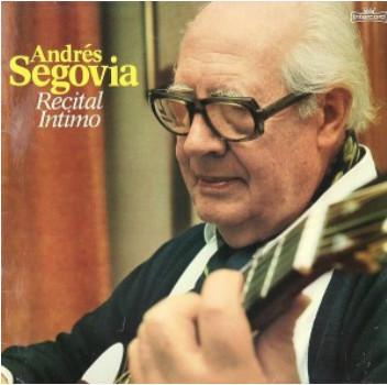 Виниловая пластинка АНДРЕС СЕГОВИЯ Recital Intimo INT160808 INTERCORD Германия Классика Б/У