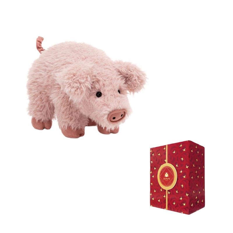 Jellycat Серия Домашние Животные SUPER SOFTIES Коли Фи Поросенок Милая Розовая Кукла Плюшевая Фигурка Высота 24 см