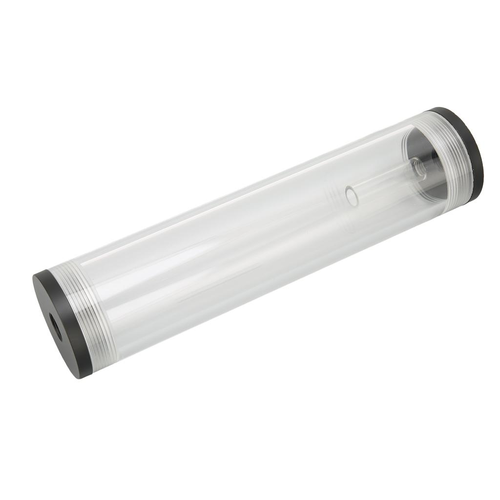 Water Cooling Tank 50mm Diameter G1 4 Thread Acrylic CPU Water Cooler Kits with L Shaped Buckle Screws for PC Computer