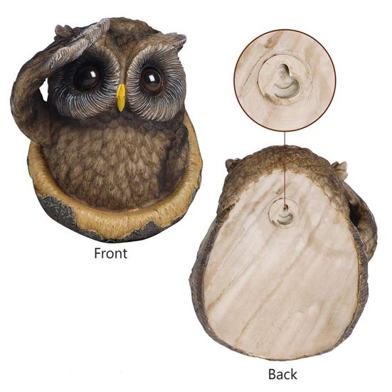 Подглядывающая сова Творческий яркий подглядывающий высококачественный милый орнамент для улицы