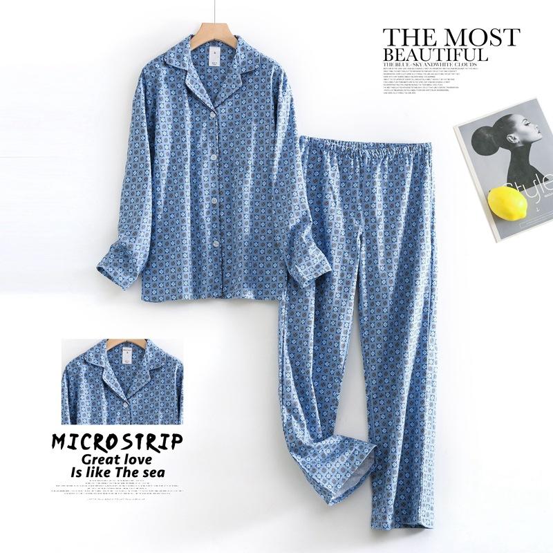 Женская осенне-зимняя пижама с рисунком из мультфильмов из хлопка, теплая, с начесом, домашняя одежда, комплект женской пижамы