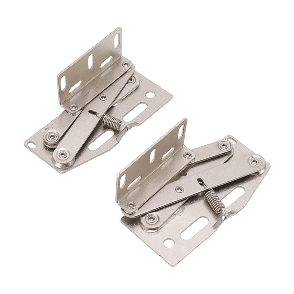 2 комплекта петель для дверцы шкафа, откидные петли-ножницы с пружиной для мебели, 45 градусов вниз