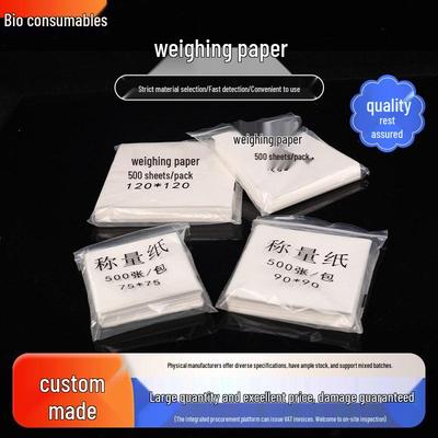 Квадратная одноразовая пергаментная бумага для взвешивания для экспериментов - Подушечки для весов разных размеров