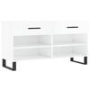 VidaXL Shoe Bench, Shoe Cabinet with 4 Shelves and Legs, Shoe Rack with 2 Drawers Living Room, Modern, 829766