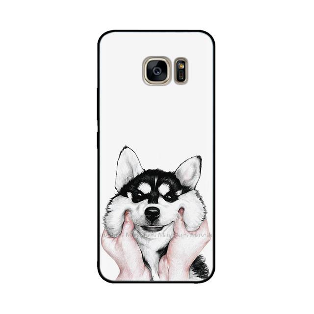 Силиконовый чехол для Samsung Galaxy S7 Edge, чехол S7, чехол для телефона Samsung Galaxy S6 Edge S 6, полная защита, мягкая задняя крышка