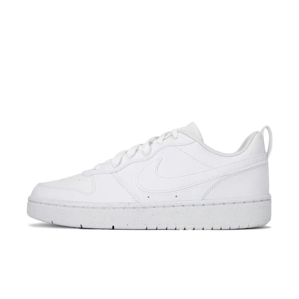 Nike Кроссовки Court Borough Dreamy Bowknot Низкие Скейтбордические Обувь для Девочек Розовый Белый BQ5448-100(Команда183-)