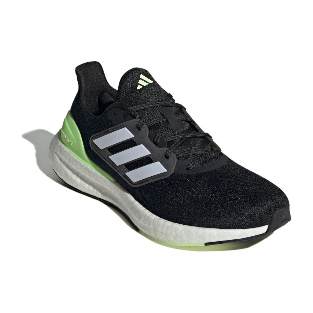 Adidas PureBoost 23 Wide Black Green Spark Кроссовки унисекс Core-Black Cloud-White IF9657