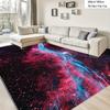 Galaxy-Inspired Geometric Area Rug with Backing Modern Carpet for Home Office Decor Floor Mat for Living Room Bedroom Dining