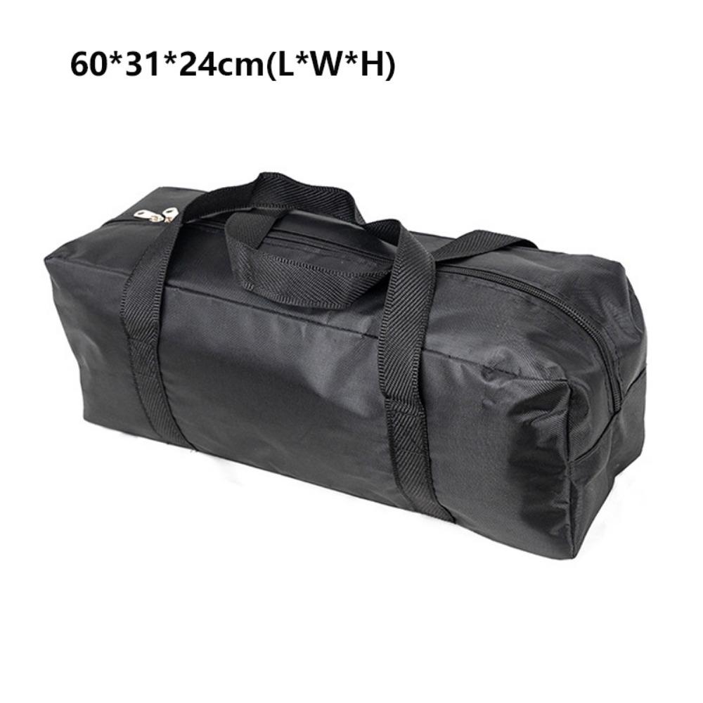 Large Oxford Cloth Storage Tool Black Canvas Canopy Pole Bag New Storage Bag Outdoor Supplies