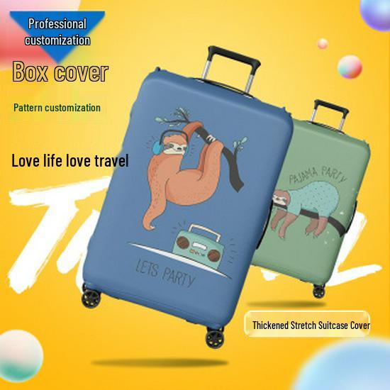 Индивидуальный усиленный кожаный чехол-сумка на колесиках от пыли