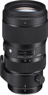Объектив Sigma DC HSM Zoom для Canon Mount Стандартный Art Зеркальные камеры 50-100 мм F1.8 EF-S APS-C