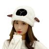 Soft Winter Bucket Hat Fleece Lined Fluffy Costume Hat Fashion Cosplay Party Hat  for Women