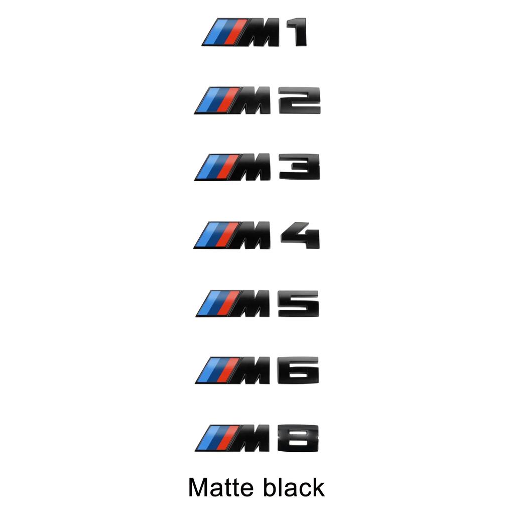3D Rear Trunk Emblem Badge Logo Car Sticker BMW E46 E60 E64 F10 F20 F30 F06 F12 F13 E90 E92 E93 F80 F82 F87 M1 M2 M3 M4 M5 M6 M8 DLS0