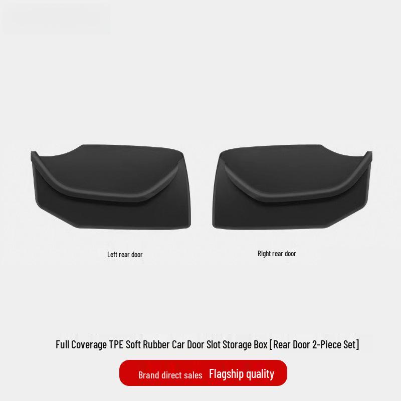 Tesla Model Y/3 Enhanced Door Storage Box & Slot Mat Set