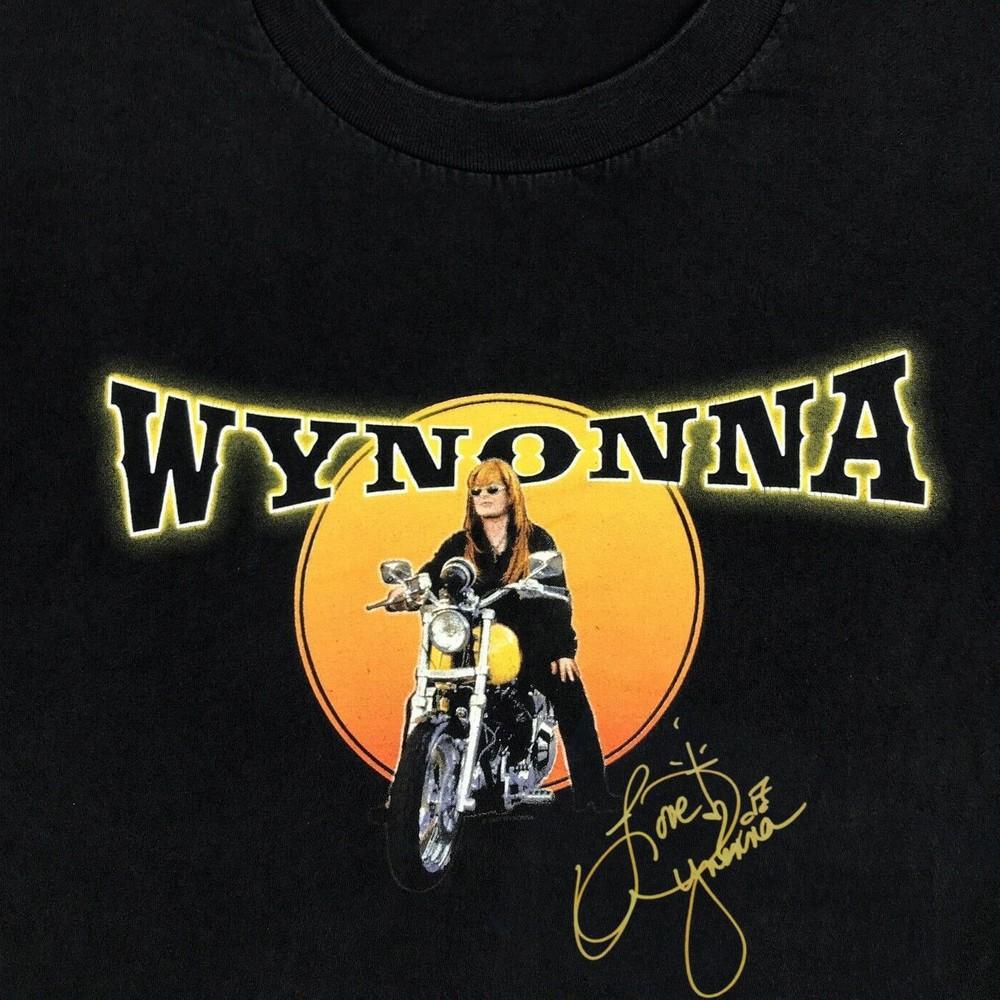 Vintage 1997 WYNONNA JUDD Signature Country Tour Black Full size Gift Shirt Unisex T-Shirt