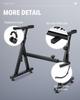 Donner Electronic Keyboard Piano Z-Shaped Stand, Adjustable Height 60-85cm, with Swivel Casters, Compatible with 5461737688-Key Digital Pianos,