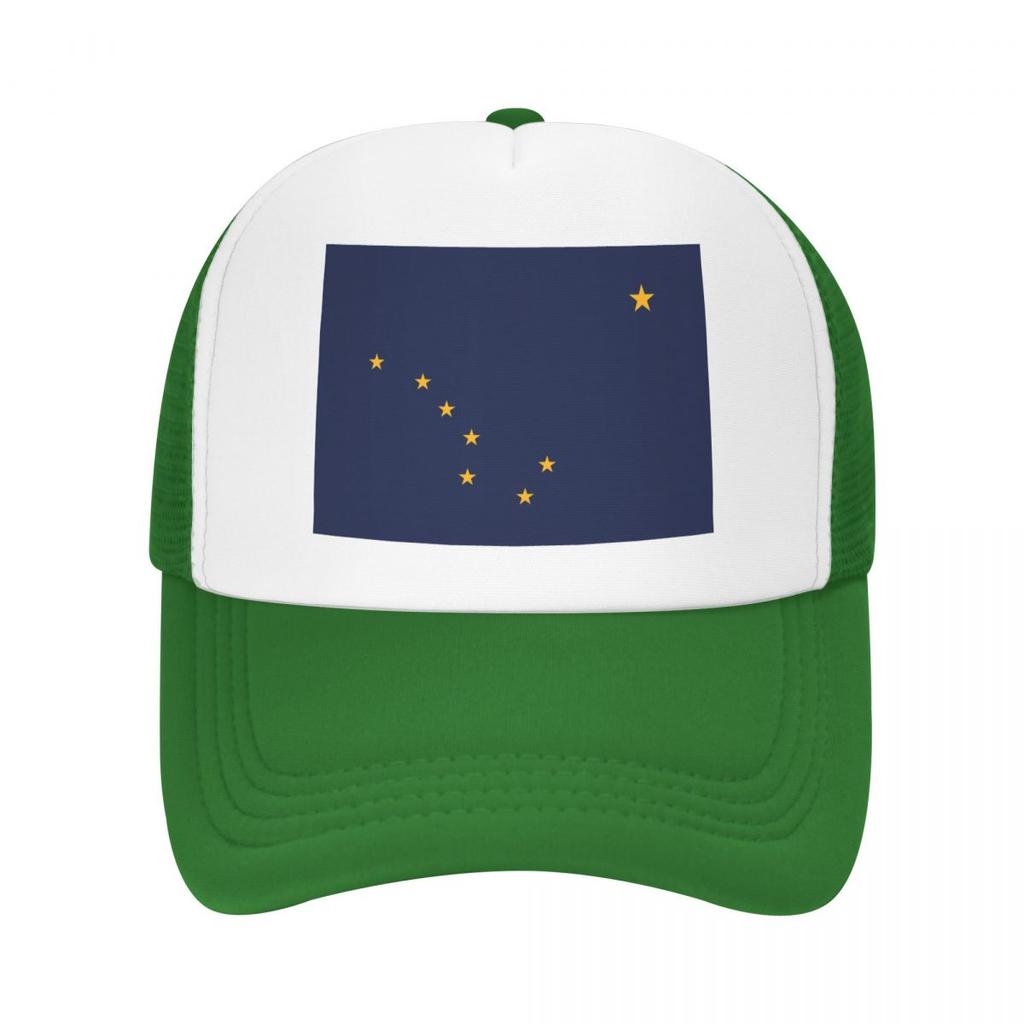 Flag Of Alaska Unisex Cap Casual Plain Baseball Cap Adjustable Snapback Trucker Hats For Women Unisex