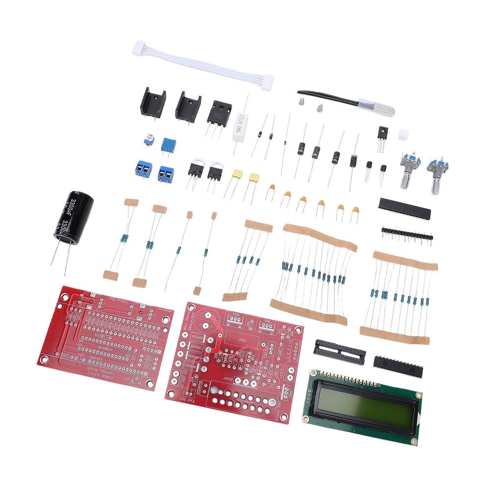 0.01 to 2A Adjustable DC Regulated Power Supply DIY Kit LCD Display DIY Power Supply Module Kit with Short Circuit